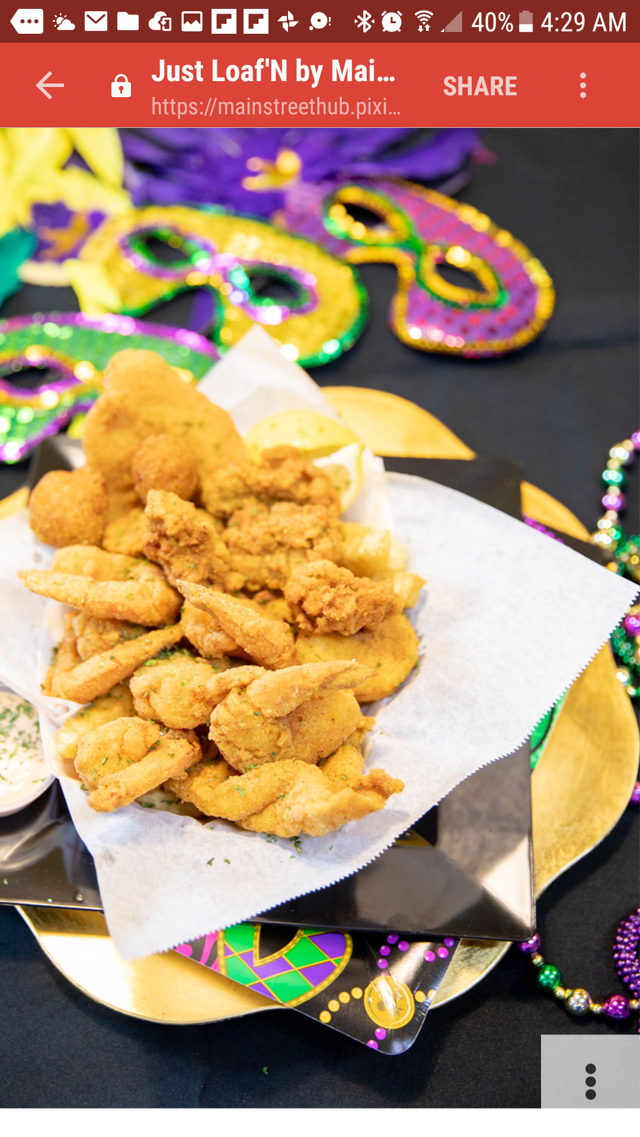 Vegan Shrimp Basket.
