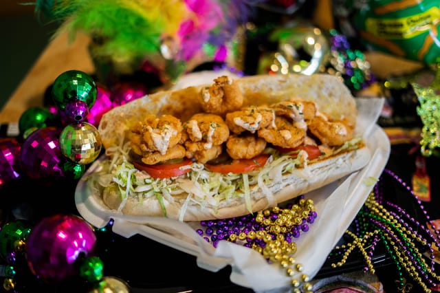Whole Alligator Po'Boy.