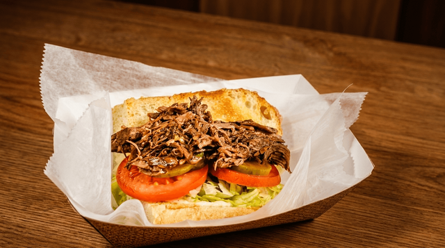 Half Roast Beef Po'Boy.