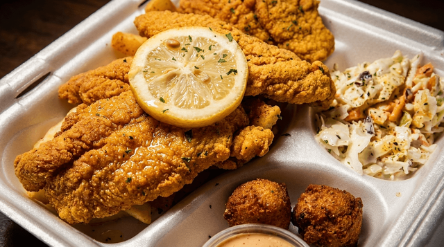 Seafood Platter Basket.