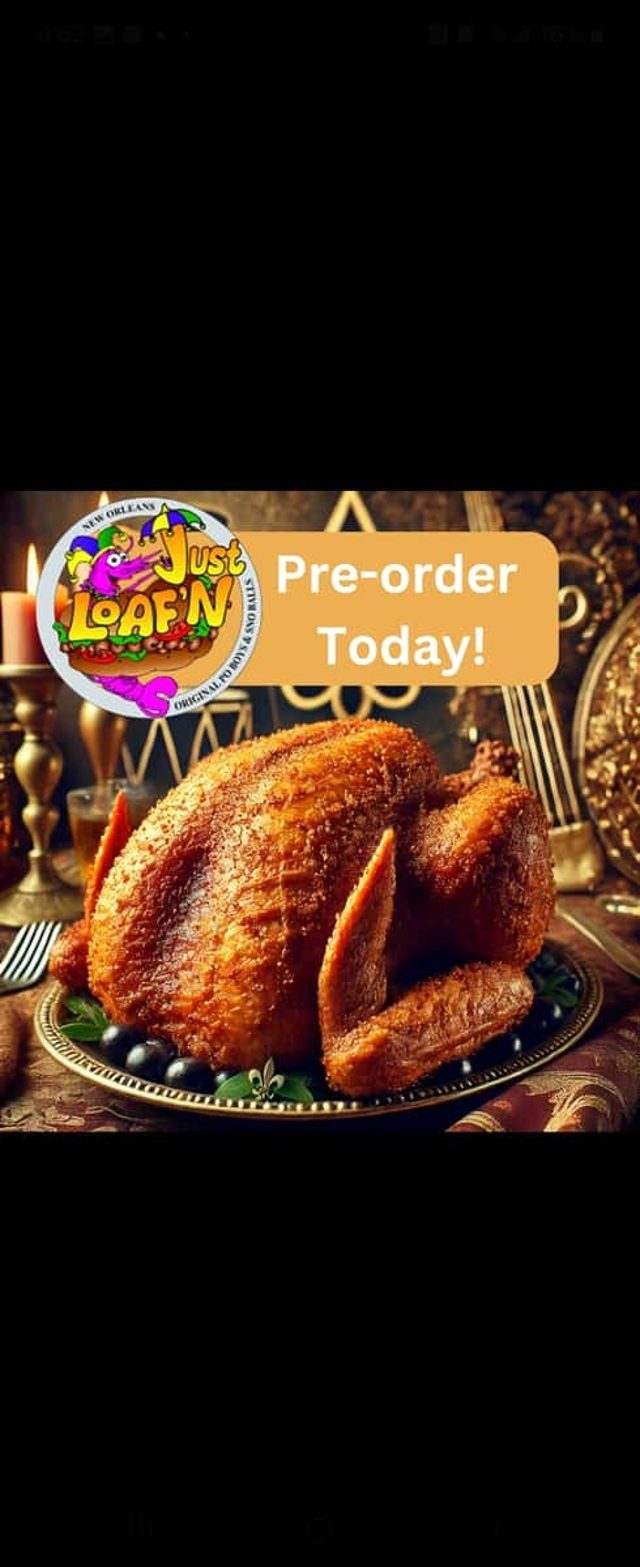 Jamaican Jerk Whole Fried Turkey.