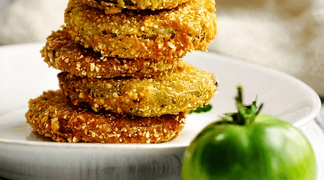 Fried Green Tomato Basket.